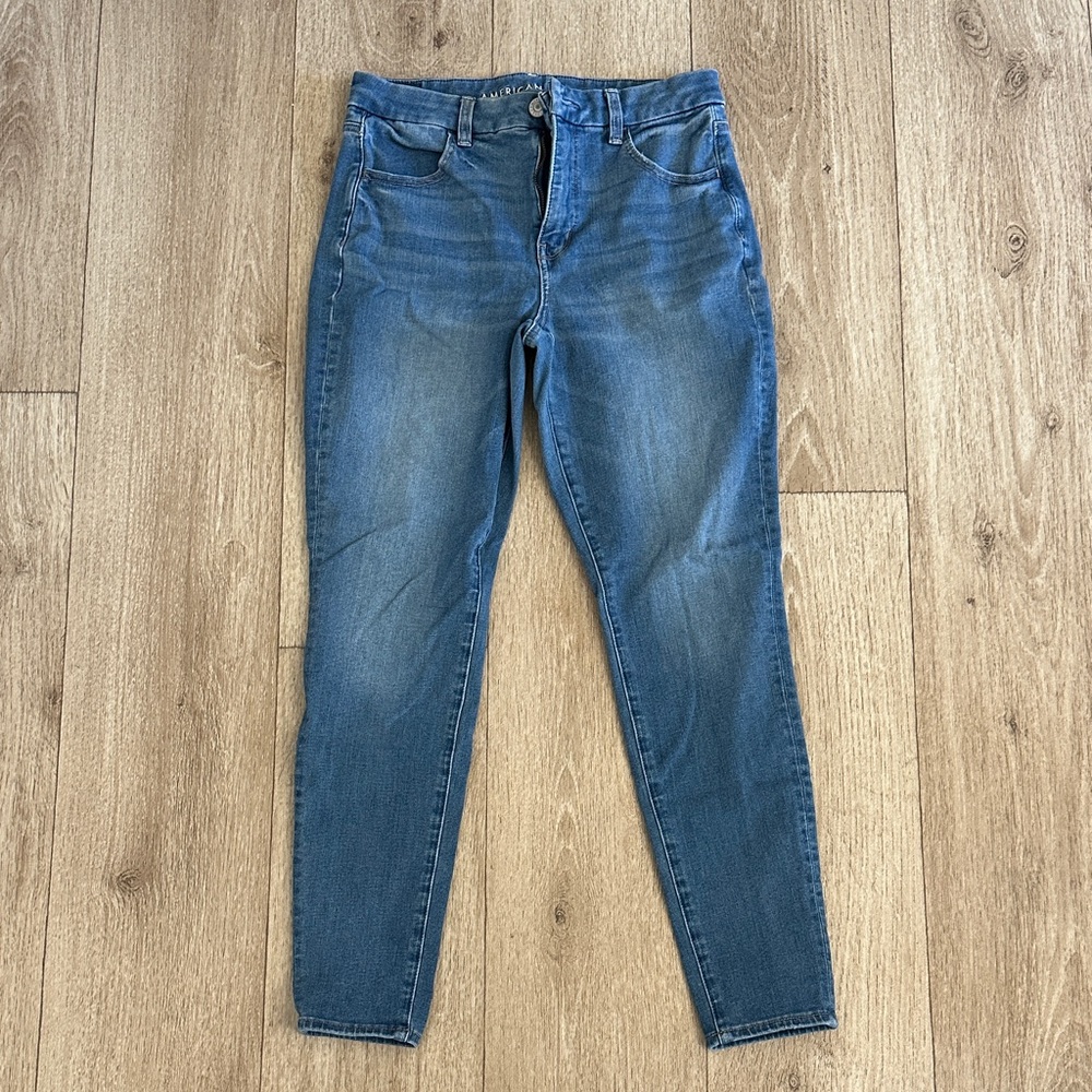 American Eagle Outfitters Women's Classic Blue Skinny Jeans